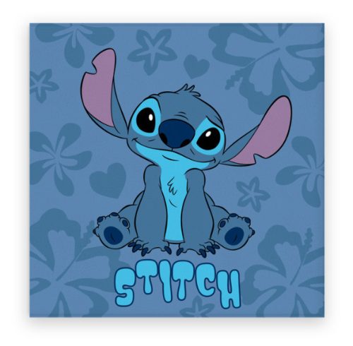 Disney Lilo és Stitch, A csillagkutya Blue Hibiscus kéztörlő, arctörlő, törölköző (30x30cm)