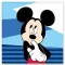 Disney Mickey Shy kéztörlő, arctörlő, törölköző (30x30cm)