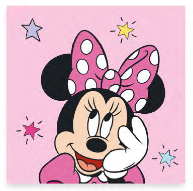 Disney Minnie Star kéztörlő, arctörlő, törölköző (30x30cm)