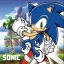 Sonic, a sündisznó Island kéztörlő, arctörlő, törölköző (30x30cm)