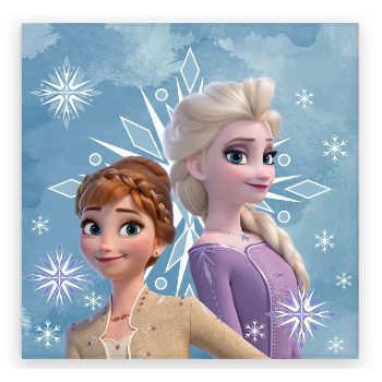 Disney Jégvarázs Snowflake kéztörlő, arctörlő, törölköző (30x30cm)