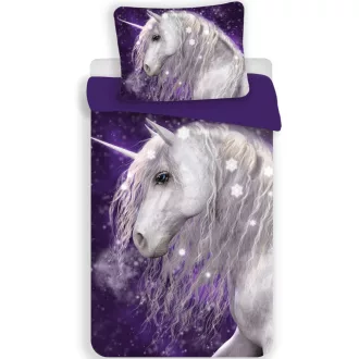Unikornis Purple ágyneműhuzat (140×200cm, 70×90 cm)