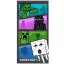 Minecraft Adventure Time fürdőlepedő, strandtörölköző 70x140cm