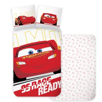 Disney Verdák Ready gyerek, ovis ágyneműhuzat 100×135cm, 40×60cm