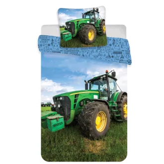Traktor Green Field ágyneműhuzat 140×200cm, 70×90cm