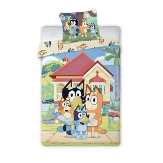 Bluey Family Home ágyneműhuzat 140×200cm, 70×90cm
