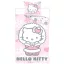 Hello Kitty Cozy Winter gyerek, ovis ágyneműhuzat 100×135cm, 40×60cm