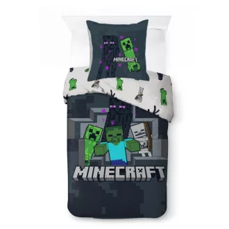   Minecraft Last Block Standing ágyneműhuzat 140×200cm, 70×90 cm
