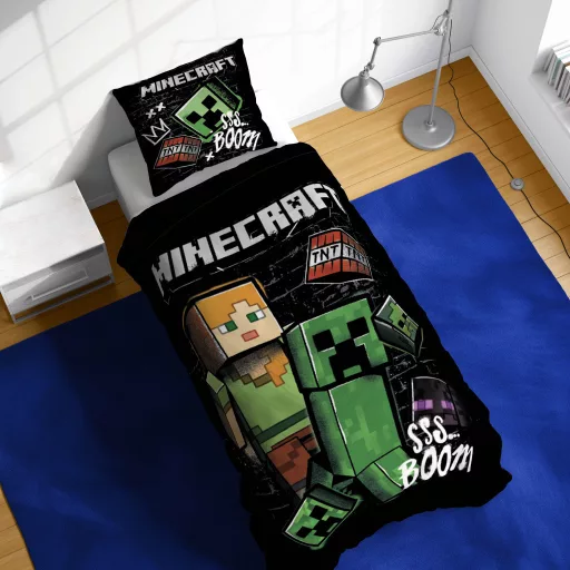 Minecraft Pixel Paradox ágyneműhuzat 140×200cm, 70×90 cm
