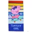 Peppa malac Turtley Cool fürdőlepedő, strandtörölköző 70x140 cm