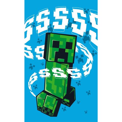 Minecraft Hissing Creeper kéztörlő arctörlő, törölköző 30x50 cm