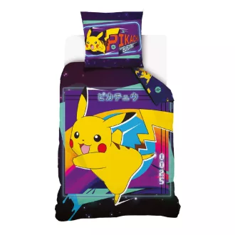 Pokémon Electric ágyneműhuzat 140×200cm, 70×90cm