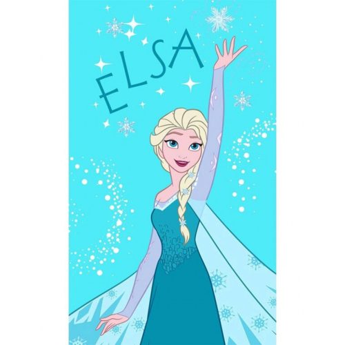 Disney Jégvarázs Elsa kéztörlő, arctörlő, törölköző 30x50cm