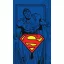 Superman kéztörlő arctörlő, törölköző 30*50cm