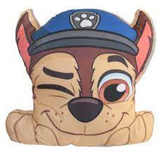 Mancs Őrjárat Chase formapárna, díszpárna 40cm Velúr