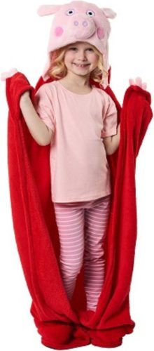 Peppa malac Red 3D coral fleece polár takaró 110x140cm