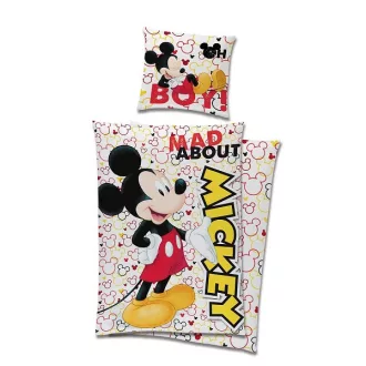 Disney Mickey Mad ágyneműhuzat 140×200cm, 70x90cm
