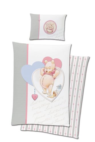 Disney Micimackó Vintage gyerek, ovis ágyneműhuzat 100×135 cm, 40×60 cm