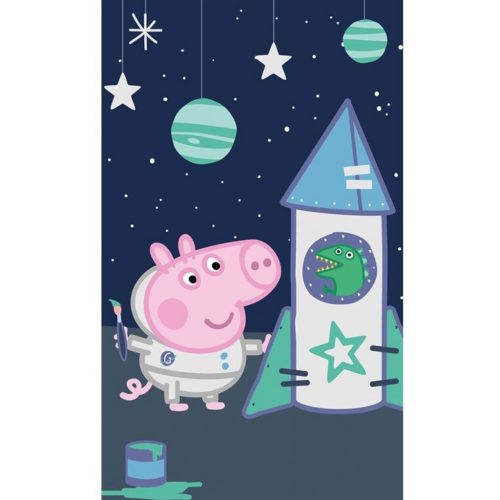 Peppa malac Space kéztörlő, arctörlő, törölköző 30x50cm