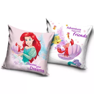 Disney Hercegnők, Ariel párnahuzat (40x40cm)