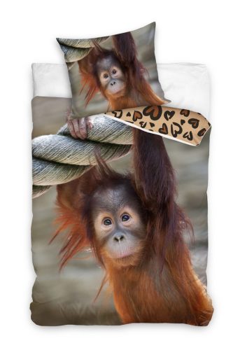 Orangután Tiny Swinger ágyneműhuzat 140×200cm, 70×90cm