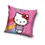 Hello Kitty Rainbow párnahuzat 40x40cm Velúr