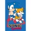 Sonic, a sündisznó Tails kéztörlő arctörlő, törölköző 30x50cm