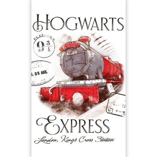 Harry Potter Express kéztörlő, arctörlő, törölköző 30x50cm