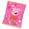 Peppa malac Piggy Tales coral fleece polár takaró 130x160 cm