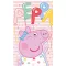 Peppa malac Party kéztörlő, arctörlő, törölköző 30x50cm