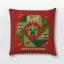 Minecraft Creeper Holiday Karácsony párnahuzat 40x40cm Velúr