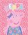 Peppa malac Dots flanel polár takaró 130x160 cm