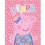 Peppa malac Dots flanel polár takaró 130x160 cm