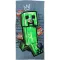 Minecraft Metro Art Creeper fürdőlepedő, strandtörölköző