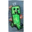Minecraft Metro Art Creeper fürdőlepedő, strandtörölköző