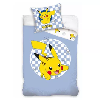 Pokémon Checkered ágyneműhuzat 140×200cm, 70×90cm
