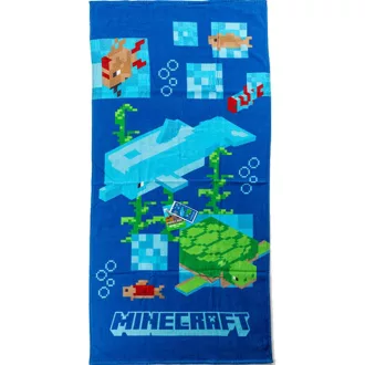 Minecraft Aquatic fürdőlepedő, strandtörölköző