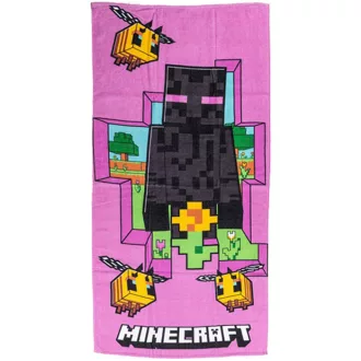 Minecraft Cherry Grove fürdőlepedő, strandtörölköző