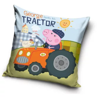 Peppa malac Tractor párnahuzat (40x40cm)