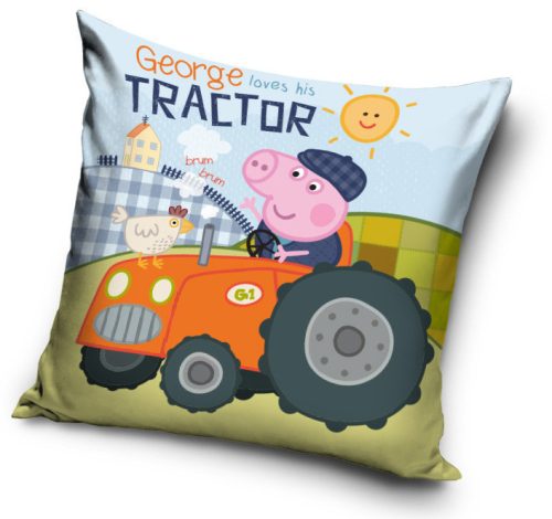 Peppa malac Tractor párnahuzat (40x40cm)