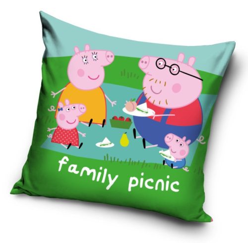 Peppa malac Picnic párnahuzat (40x40cm)