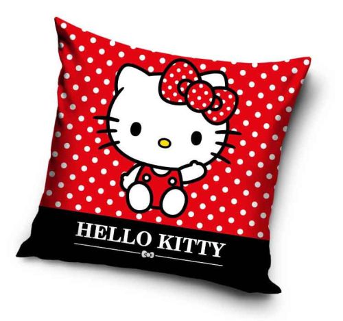 Hello Kitty Red párnahuzat (40x40cm)