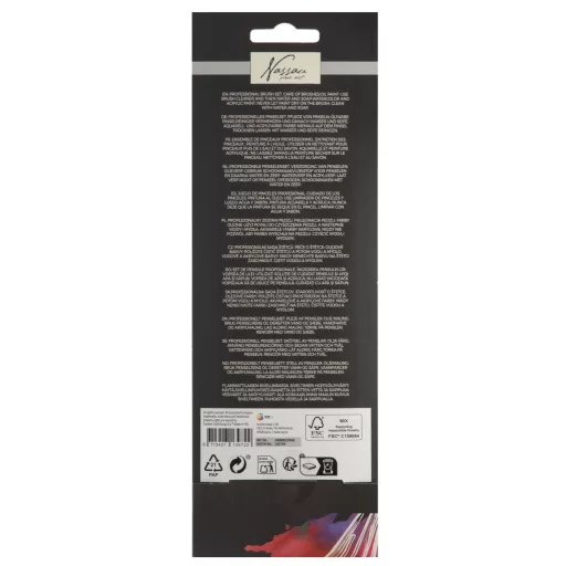 Professzionális Nassau ecset szett 10 db-os