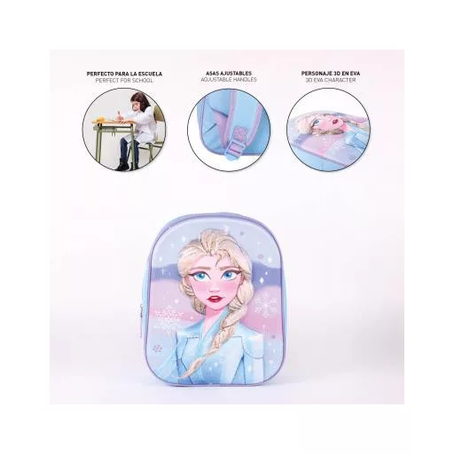 Disney Jégvarázs 3D hátizsák, táska 31 cm