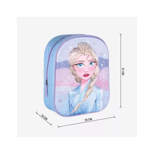 Disney Jégvarázs 3D hátizsák, táska 31 cm