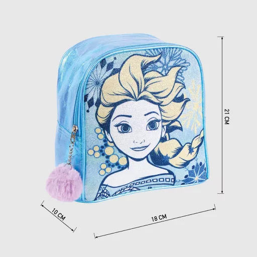 Disney Jégvarázs Sparkly hologrammos hátizsák, táska 21cm