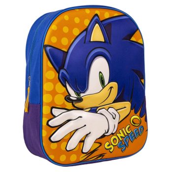 Sonic, a sündisznó Speed 3D hátizsák, táska 31cm