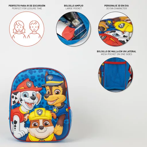 Mancs Őrjárat Funny Boys 3D hátizsák, táska 31cm