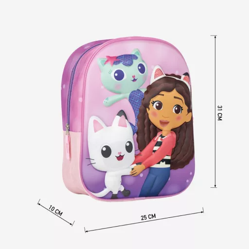 Gabi babaháza Fun 3D hátizsák, táska 31cm