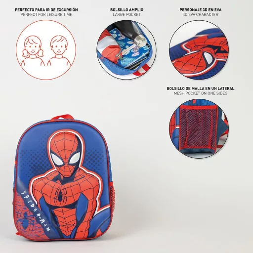 Pókember Ready 3D hátizsák, táska 31cm
